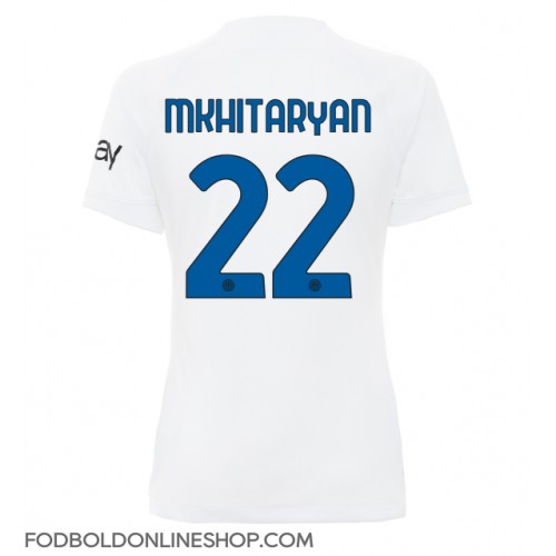 Inter Milan Henrikh Mkhitaryan #22 Udebanetrøje Dame 2023-24 Kortærmet